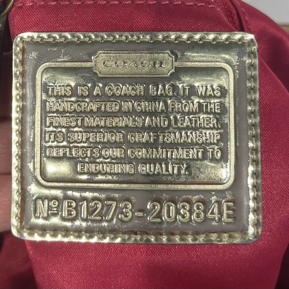 Coach Poppy 2012 Groovy Leather Hippie Hobo bag
